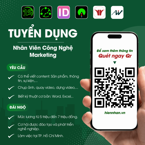 Tuyển Dụng Nhân Viên Công Nghệ Marketing