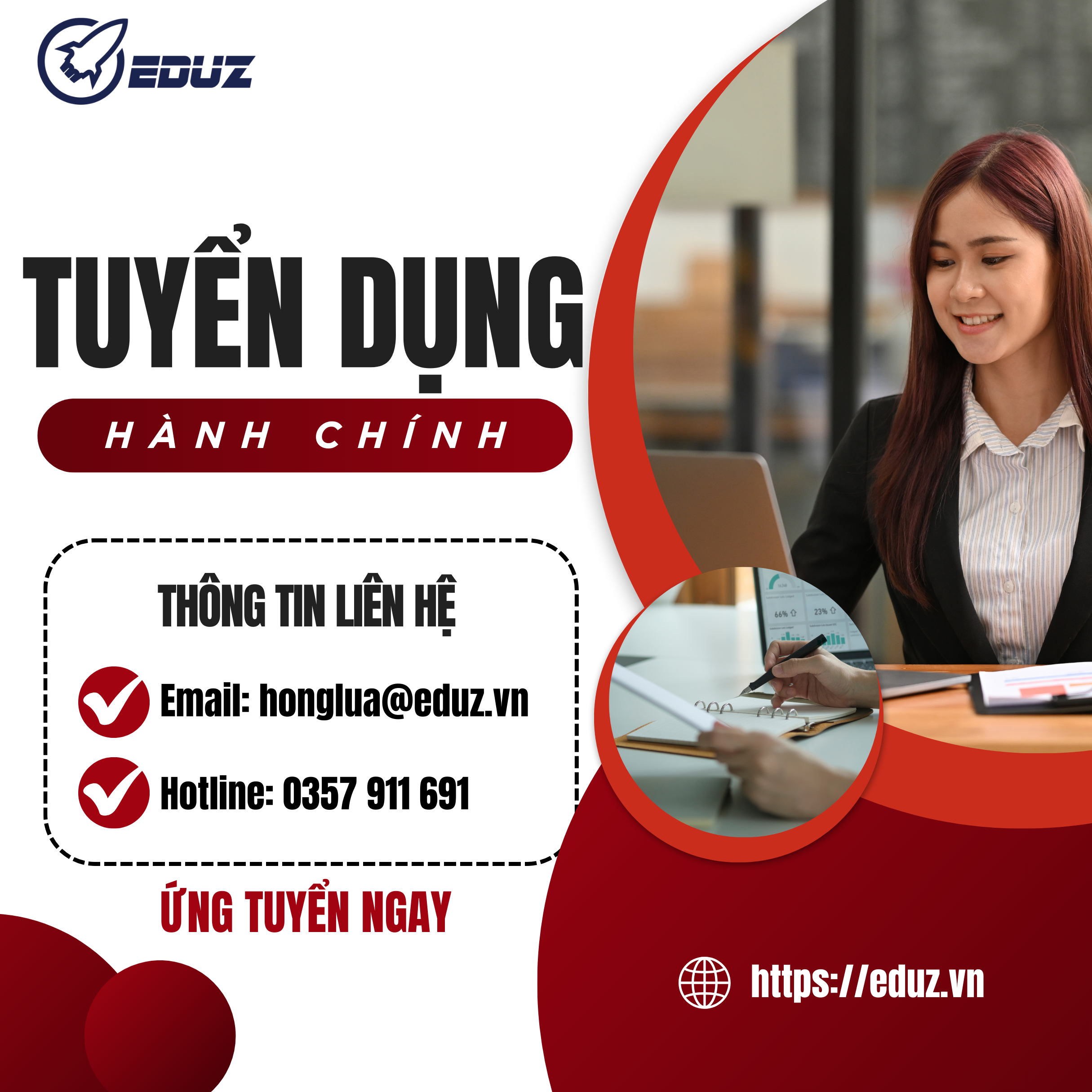 Tuyển Dụng Thực Tập Sinh Hành Chính