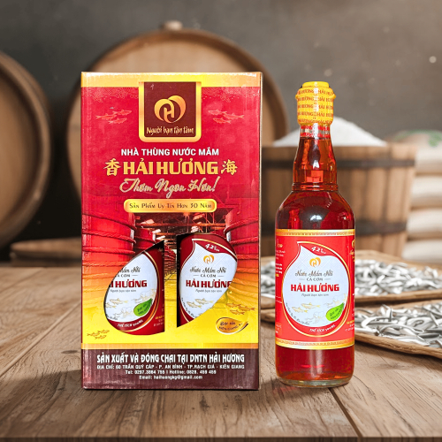 Nước Mắm Hải Hương 40N Hộp 2 chai 500ml